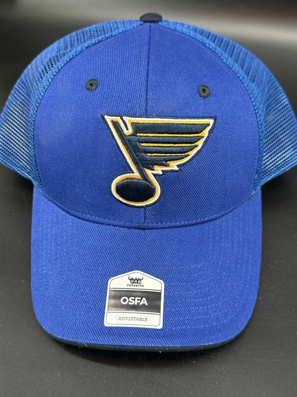 NHL St. Louis‎ Blues Blue Black Money
Maker Snap Mesh Hat Baseball Cap NHL